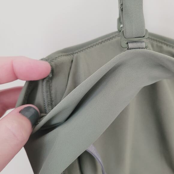 Aerie Bandeau Bikini Top in Green Size Extra Large - Picture 8 of 8